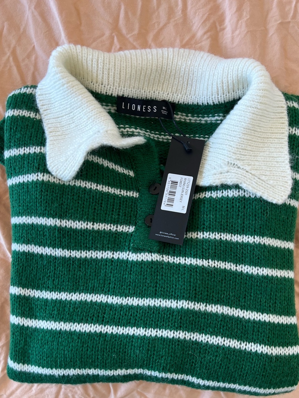 NWT Lioness Rising Sun Jersey in Forest Green - Picture 2 of 2